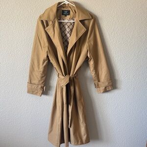 Elegant Tan Trench Coat